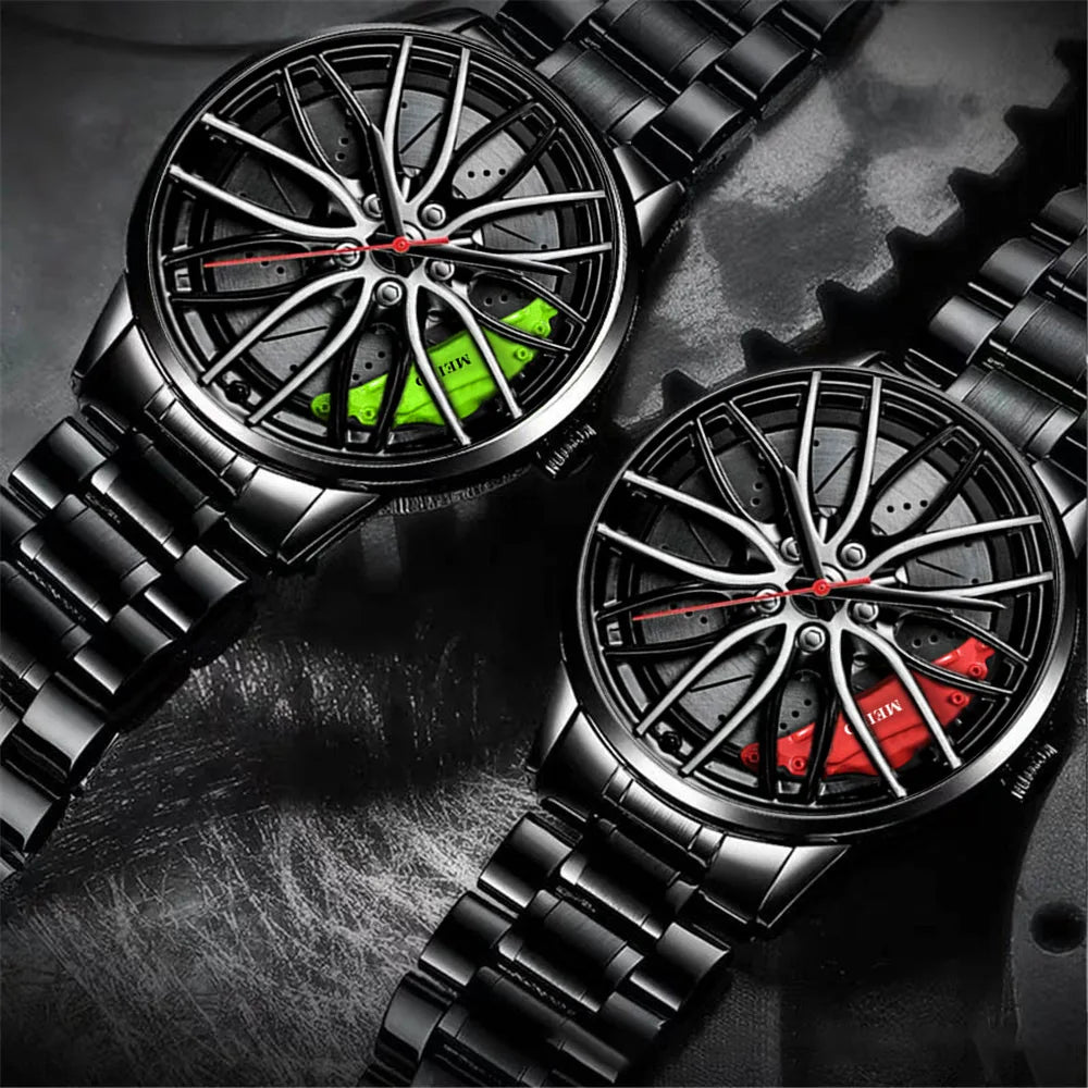 Watches Men Car Wheel 3D