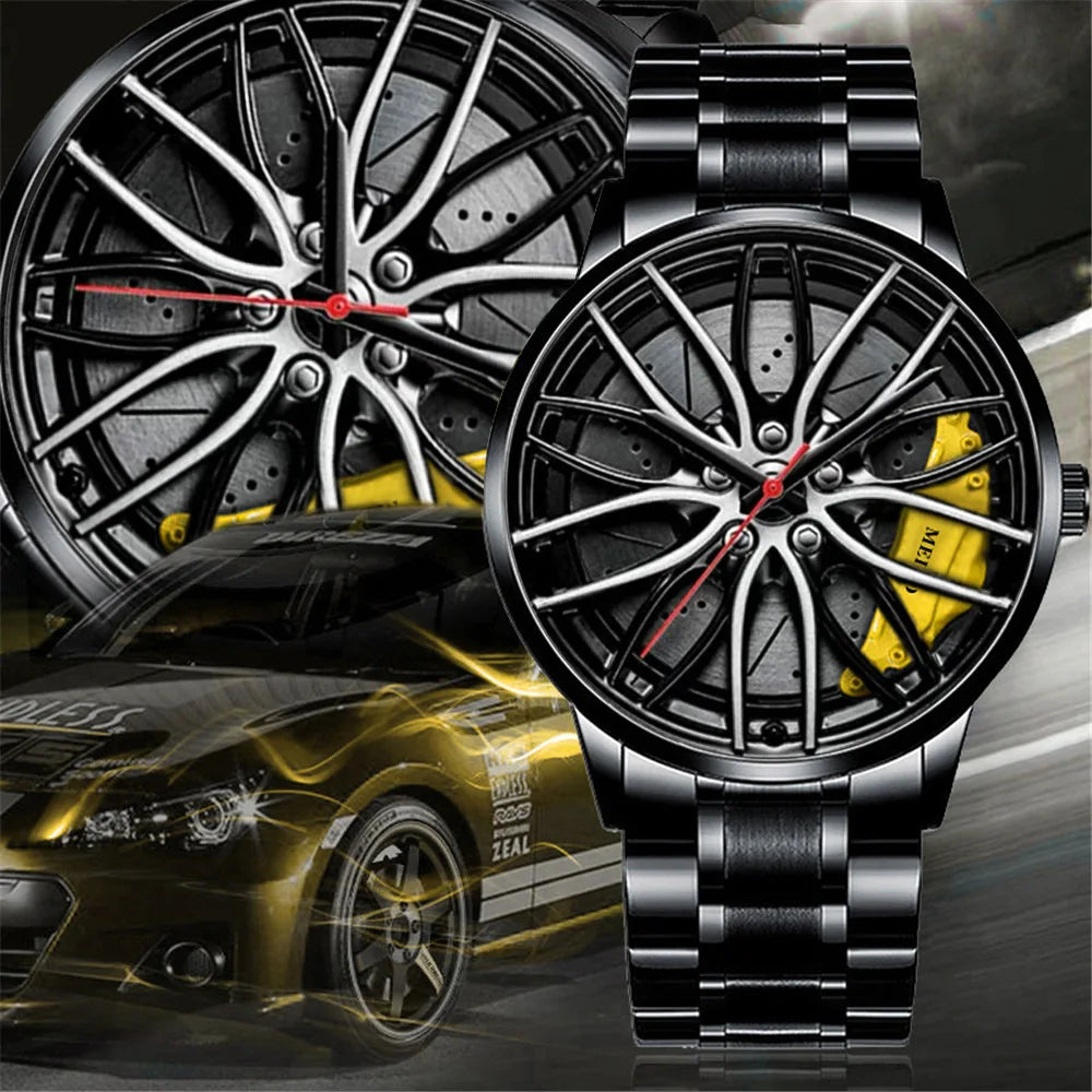 Watches Men Car Wheel 3D