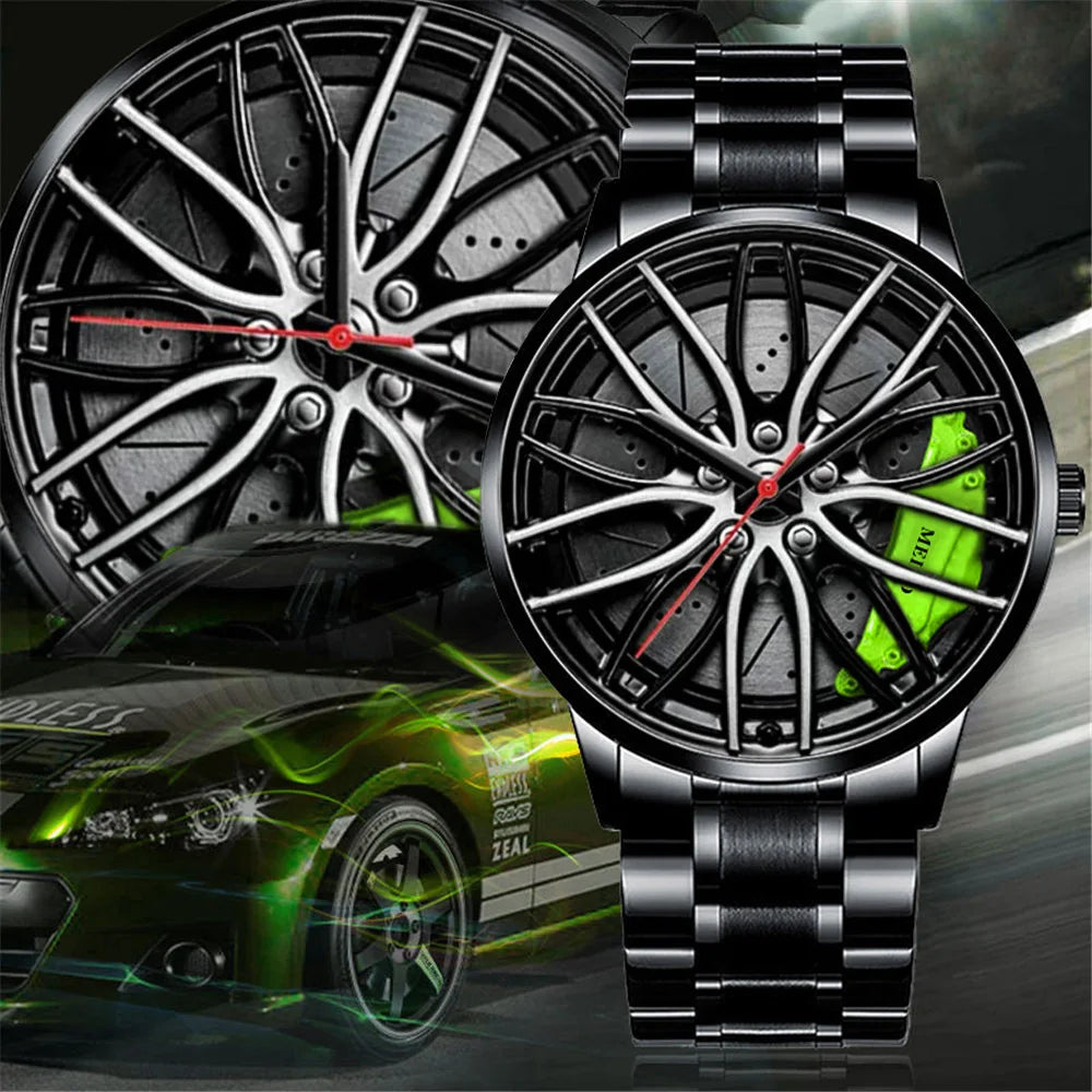 Watches Men Car Wheel 3D